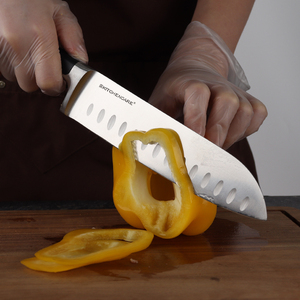 Kitchencare <span class=keywords><strong>2025</strong></span> Nhật Bản dao thép không gỉ Nhà bếp Santoku dao với nhựa xử lý - Product Image 3