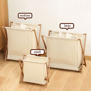 Household Large <b>Baskets</b> Dirty Clothes Storage <b>Basket</b> <b>Foldable</b> Laundry Hamper With Lid - Product Image 4