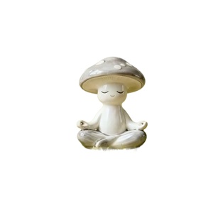 Statue <span class=keywords><strong>de</strong></span> champignon <span class=keywords><strong>de</strong></span> méditation 3 pièces, figurine <span class=keywords><strong>de</strong></span> <span class=keywords><strong>jardin</strong></span> <span class=keywords><strong>en</strong></span> résine pour la méditation, décoration <span class=keywords><strong>de</strong></span> champignon pour l'extérieur, la maison et le bureau - Product Image 5
