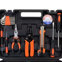 Kit d'outils professionnels pour la maison, ensemble de maintenance domestique, clé à douille, marteau, scie, tournevis de réparation de montres, pinces, bricolage