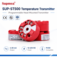 Sensor Suhu Tinggi SUP-ST500 Struktur Bulat Ringkas Transmisi Suhu Industri Stabilitas Tinggi