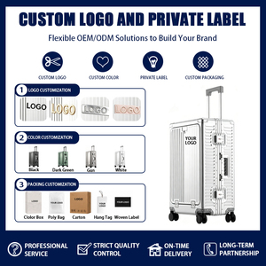Ensemble de bagages à roulettes en polyester, valises de voyage, bagages de voyage d'affaires, valises de tourisme, sacs rigides, valises <span class=keywords><strong>rétractables</strong></span> - Product Image 4