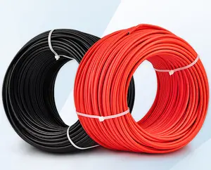 Hot Selling 100 Meters Single Black Core 4mm2/12AWG Solar Panel Connection Cable PV Wire DC Solar Cable