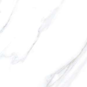 Carreaux de porcelaine émaillée brillante 60x60cm, antidérapants, effet marbre Karara blanc, de haute qualité, couleur blanche, pour salon. - Product Image 4