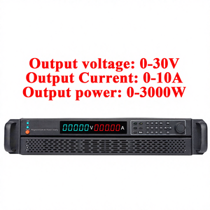 แหล่งจ่ายไฟแบบตั้งโปรแกรมได้สำหรับแร็คขนาดเต็ม 2U พร้อมโหมด CC/CV จอแสดงผล 5 หลัก 0-30V 0-10A - Product Image 2