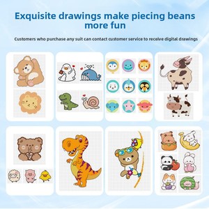 Spot 221 Color Full Color Bean Fusion MARD Juguete DIY de Plástico Suplementario 26mm Paquete 0.50kg - Product Image 4
