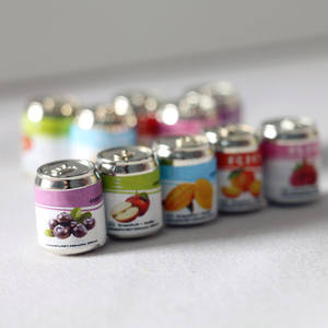 Casa de Muñecas de Plástico Hecha a Mano con Escena de Comida en Miniatura, Juguetes DIY, Mini Frutas, Vino, Latas de Refresco y Accesorios Playmobil - Product Image 2