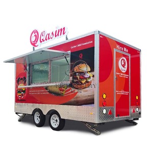 ODM OEM commercial Kiosque mobile de remorque alimentaire Camion de restauration rapide de crème glacée à prix préférentiel - Product Image 3