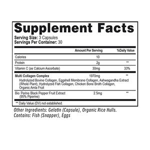 Complément alimentaire personnalisé OEM ODM à base de vitamine C biologique, soutien à la santé digestive, capsules de collagène multi-sources, pilules de collagène pour renforcer les articulations - Product Image 2