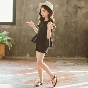 Nouvel ensemble de pantalons d'été haut de gamme en tissu 100 % coton pour T-shirt et pantalon en caoutchouc latex, combinaison japonaise pour bébé - Product Image 3