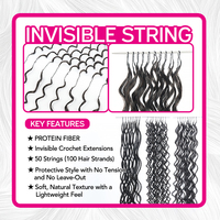 Julianna - Extensiones de Cabello Sintético de Fibra Bio, Rizado Birmano, Sin Nudos, para Crochet, Venta al Por Mayor, Nuevas Llegadas