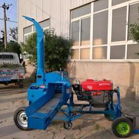 Hacheuse d'herbe multifonctionnelle à moteur diesel pour l'alimentation des moutons et des chèvres