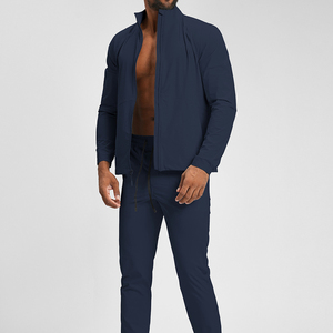 Giacca Sportiva da Uomo Nera 2026, Leggera e Calda, Manica Lunga, per Palestra e Fitness, con Zip - Product Image 2