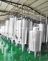 Cuve de Fermentation HGMC pour Vin et Bière, Réservoir de Stockage 10BBL/500L/1000L 220V