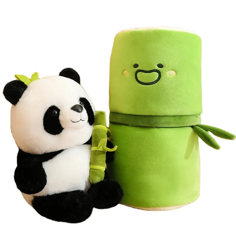 Wholesale Custom Cute Panda Doll New Bamboo Panda Plush Toy Magic Bamboo Panda Children Toy Plush Toy