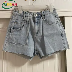 Megan Taobao Mua Sắm Trực Tuyến Thứ Hai Tay Quần Áo Phụ Nữ Phụ Nữ Baggy Sử Dụng Quần Short Jean