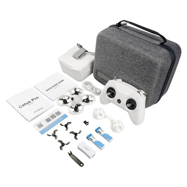 Mini FPV Micro Whoop Drone Cetus Kit with Altitude Hold LiteRadio2 SE VR02 Goggles Indoor Racing Quadcopter RTF Beginner Gift