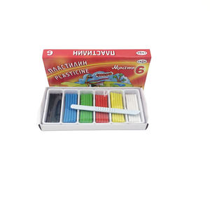 थोक पर्यावरण के अनुकूल 6-रंग दीदी किट नरम गैर विषैले मॉडलिंग मिट्टी के बच्चों के लिए शुरुआती मूर्तिकला मिनी रबर शैक्षिक खिलौने - Product Image 3