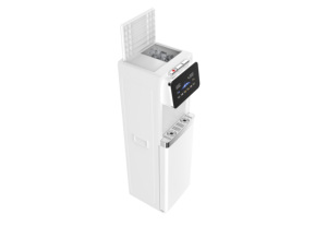 New Item OEM 550W 95W Bottom Load <strong>Water</strong> <strong>Dispenser</strong> Machine Hot Cold <strong>Water</strong> with Ice Maker and Touch Screen Display - Product Image 2