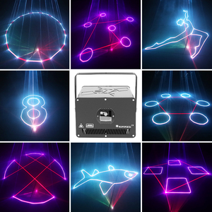 3W 5W RGB Full Color ILDA luci <span class=keywords><strong>Laser</strong></span> per DJ discoteca Night Club Party Bar Show per Bluetooth DMX512 luci della fase di controllo