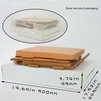Maisons personnalisées pour animaux de compagnie Mobilier Lit en bois Luxe Maison en bois pour animaux de compagnie Chat Maison en bois massif avec fenêtre Intérieur