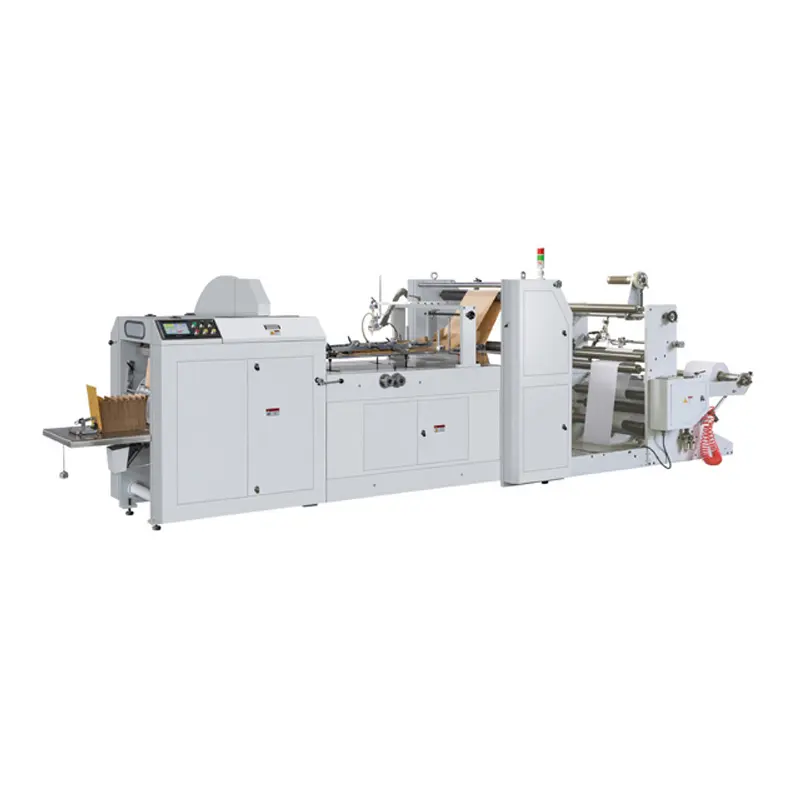 LMD-600B Flat Bottom Paper Bag Machine with window