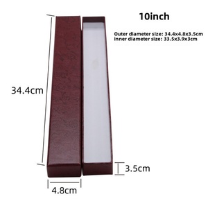 High-End 10-Inch Ancient Chinese Style Gift <b>Box</b> Exquisite Bronzing Heaven Earth Cover UV Advantage Fan Brocade Corrugated Board - Product Image 4