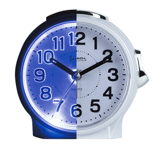 IMSH BB09604WH Đồng Hồ Báo Thức Kim Có Đèn Nền Led Hình Tròn Dễ Thương Phát Sáng Im Lặng Reloj Despertador Wecker - Product Image 3