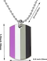 Nouveau populaire fierté arc-en-ciel collier bijoux de mode fierté lesbienne collier amour cadeaux