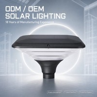 Lampadaire Solaire Commercial Tout-en-un pour Jardin 30W 25W avec Capteur de Lumière Automatique et Fonction Minuterie pour Résidences