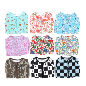 Piyama Bayi Bambu KERUI, Romper Bayi Bambu dengan Resleting, Piyama Anak Perempuan Viscose Bambu, Kotak Misteri Grab Bag - Product Image 3