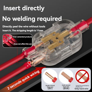 Connecteur de câble LED/<span class=keywords><strong>RGB</strong></span> étanche IP68 en PC transparent avec gel de scellement pour usage extérieur 3-3 broches/2-2 broches/1-2 broches/1-3 broches - Product Image 2