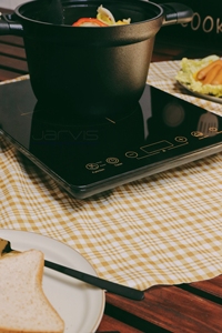 GS Certified 2000W Single Induction <strong>Cooker</strong> Touch Control Digital <strong>Timer</strong> Keep Warm Function - Product Image 3