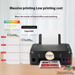 G3810 untuk Printer Inkjet All-in-One Cano.n Kapasitas Besar Isi Ulang Tinta Multifungsi Nirkabel Mencetak Menyalin Memindai A4 - Product Image 3