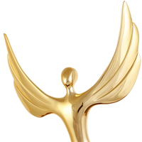 Trophée de cristal K9 personnalisé nouveau design avec gravure de nom pour les médailles et plaques de trophées