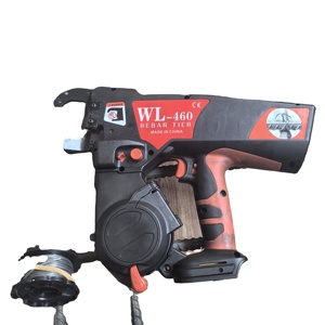 เครื่องมัดเหล็กเส้นแบบใช้แบตเตอรี่ Wl-460 พร้อมด้ามจับตามหลักสรีรศาสตร์ เหมาะสำหรับลวดหลายขนาด รับประกัน 1 ปี - Product Image 1