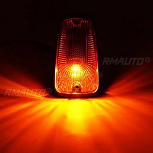 Lot de 5 feux de gabarit de toit de cabine de voiture T10 10 SMD, ampoules ambre, pour Chevrolet GMC 1988-2002 - Product Image 2