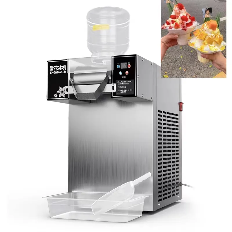 Macchina del ghiaccio del fiocco della macchina del ghiaccio rasato commerciale pulita automatica della neve del latte con il CE ROHS