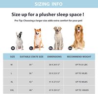Lit pour animaux de compagnie en mousse à mémoire de forme orthopédique QMAX>0.5, imperméable, avec housse amovible et lavable, grand lit pour chien pour l'été, vente en gros