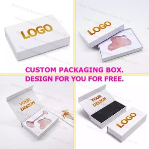 Private Label Skincare Custom Logo Massage Tool Steel Face <b>Roller</b> and GuaSha - Product Image 6