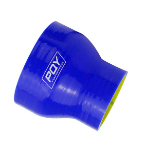 ท่อซิลิโคน Poyracing ขนาด 51 มม.-76 มม. สีน้ำเงิน-เหลือง สำหรับเชื่อมต่ออินเตอร์คูลเลอร์ประสิทธิภาพสูง - Product Image 4