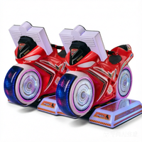 Machine de jeu d'arcade 3D de simulation de moto à monnayeur pour enfants