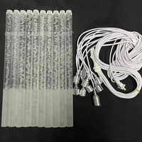 Lustre LED suspendu en acrylique givré, 10 têtes, style européen, écologique, 40 cm, pour décoration de mariage
