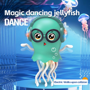 Colorido Cool Light Magic Dancing Jellyfish Toy Truco de alivio del estrés para niños Juguete eléctrico <span class=keywords><strong>Robot</strong></span> flotante de detección automática - Product Image 2