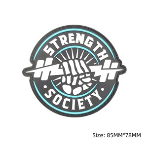Patch logo personnalisé en PVC caoutchouc 3D imperméable avec fermeture auto-agrippante pour vêtements d'extérieur, gilets et sacs à dos - Product Image 6