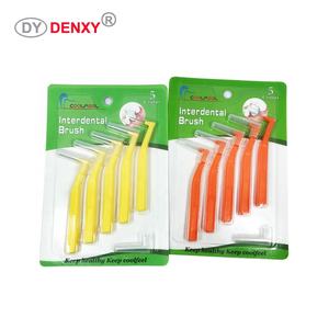 Brosses interdentaires manuelles Denxy, type L, poils doux en nylon <span class=keywords><strong>Dupont</strong></span>, manche en plastique, pour espaces étroits, soin buccal - Product Image 5
