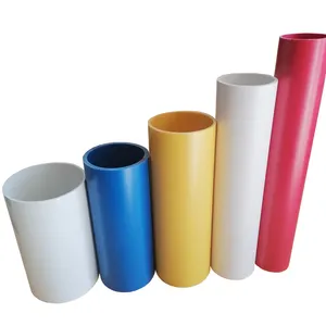 Rigid Plastic Products Custom Mould 0.6 - 5mm Wall Thickness Plastic Pvc Profile Pvc Tube For Window And Door