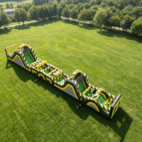 Lilytoys - Casa de Brinco Comercial, Juego para Adultos, Pista de Obstáculos, Actividades Deportivas para Niños, Pista de Obstáculos Inflable