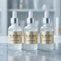 Étiquettes personnalisées en PP mat doré, écologiques et imperméables, autocollants de luxe pour emballages cosmétiques, rouleaux pour soins de la peau, flacons de parfum