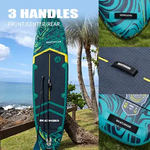 Skatinger Factory Direct Sale Drop Stitch Material Inflatable Stand up <strong>Paddle</strong> Padel Surf Board Paddleboard SUP Surfboard - Product Image 4